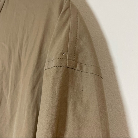 THEORY NARTHUS B STRETCH-COTTON SHIRTDRESS IN SIERRA Size Medium - Picture 7 of 7